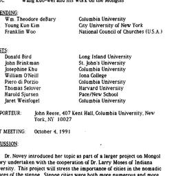 Minutes, 1991-05-03. Neo-Co...