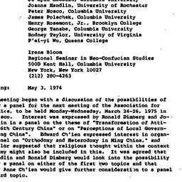Minutes, 1974-04-05. Neo-Co...
