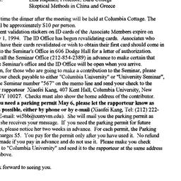 Announcements, 1994-05-06. ...