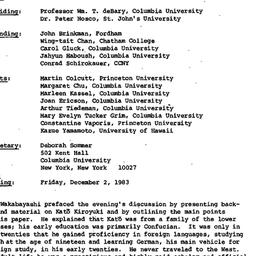 Minutes, 1983-11-04. Neo-Co...