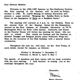 Minutes, 1986-09-16. Neo-Co...