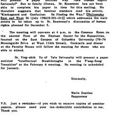 Announcements, 1986-11-26. ...