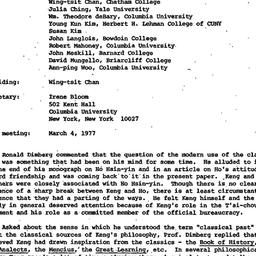 Minutes, 1977-02-04. Neo-Co...