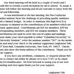Announcements, 1994-12-02. ...