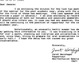 Correspondence, 1993-08-11....