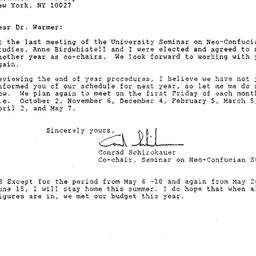Correspondence, 1993-05-03....