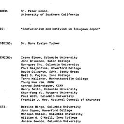 Minutes, 1989-03-03. Neo-Co...