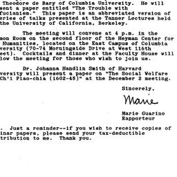 Announcements, 1988-11-04. ...