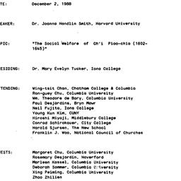 Minutes, 1988-12-02. Neo-Co...