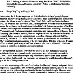 Minutes, 1999-11-05. Neo-Co...