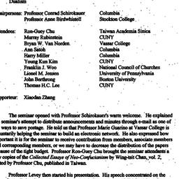 Minutes, 1995-10-06. Neo-Co...