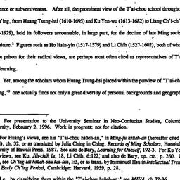 Speaker's paper, 1996-0...