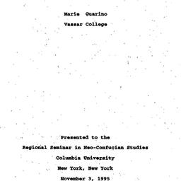 Speaker's paper, 1995-1...