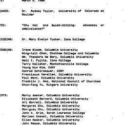 Minutes, 1988-03-05. Neo-Co...