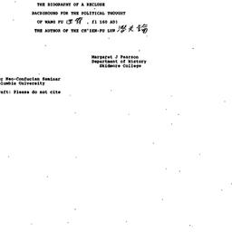 Speaker's paper, 1988-0...