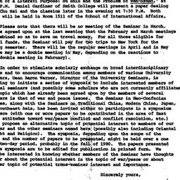 Announcements, 1980-01-16. ...