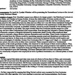 Minutes, 1999-03-05. Neo-Co...