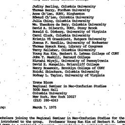 Minutes, 1975-02-07. Neo-Co...