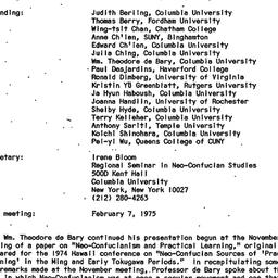 Minutes, 1974-12-06. Neo-Co...