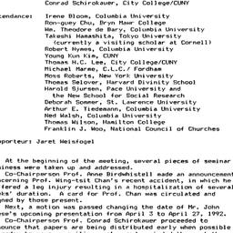 Minutes, 1991-10-04. Neo-Co...