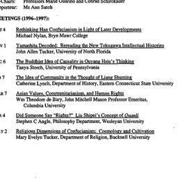 Schedules, Neo-Confucian St...