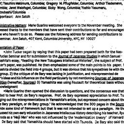 Minutes, 1996-11-01. Neo-Co...