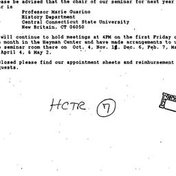 Announcements, 1997-05-06. ...