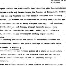 Speaker's paper, 1986-0...