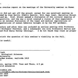 Correspondence, 1998-05-17....
