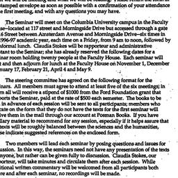 Announcements, 1997-08-15. ...