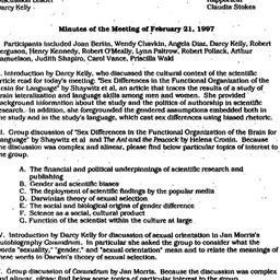 Minutes, 1997-02-21. The Tw...