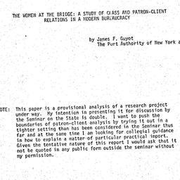Speaker's paper, 1973-0...