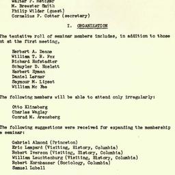 Minutes, 1952-10-08. The St...