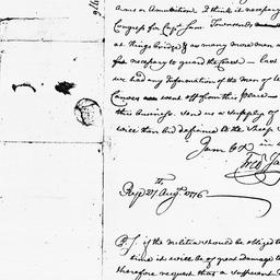 [Document, 1776 August 27]