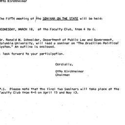 Minutes, 1964-02-17. The St...