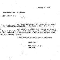 Correspondence, 1964-01-09....