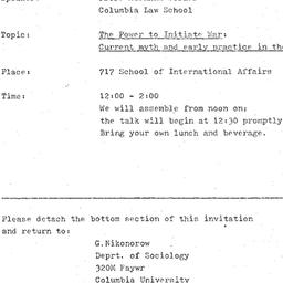 Announcements, 1975-12-03. ...