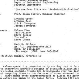 Minutes, 1980-10-13. The St...