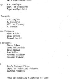 Minutes, 1981-01-11. The St...