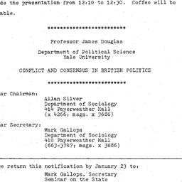 Announcements, 1981-01-26. ...