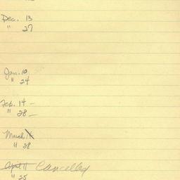 Schedules, The State, semin...