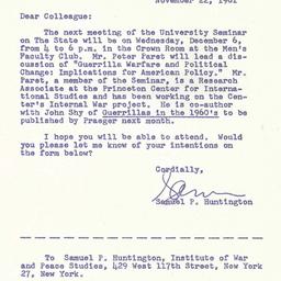 Correspondence, 1961-11-22....