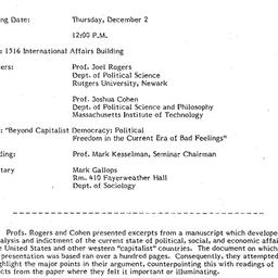Minutes, 1982-12-02. The St...