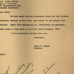 Correspondence, 1980-06-16....