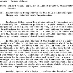 Minutes, 1971-02-22. The St...