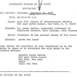 Announcements, 1974-02-21. ...