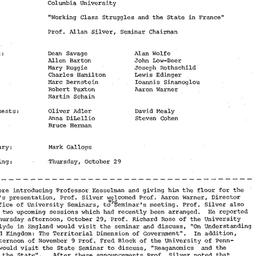 Minutes, 1981-10-13. The St...