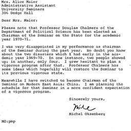 Correspondence, 1970-07-08....