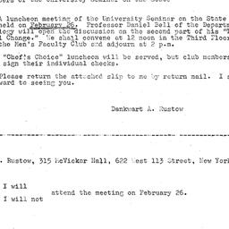 Announcements, 1968-02-06. ...