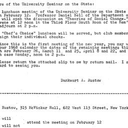 Announcements, 1968-01-26. ...